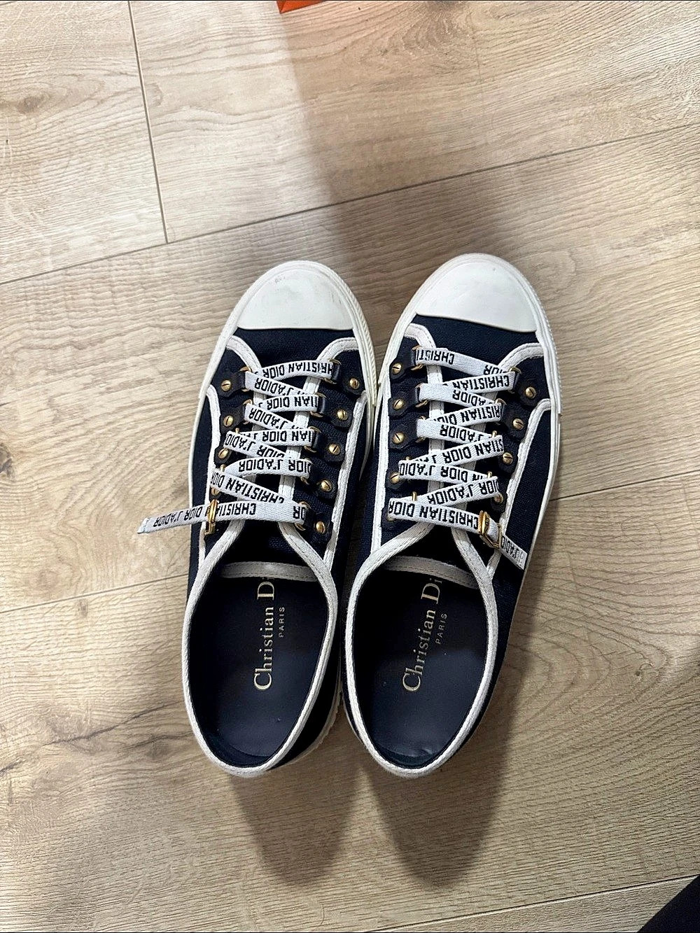 Christian Dior Walk'n'Dior Low-Top Sneaker B23 Black & White